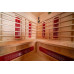Sauna de infrarrojos 150 x 150 x 60 x 120 x 60 cm Sauna de infrarrojos 150 x 150 x 60 x 120 x 60 cm