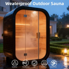 Sauna de vapor al aire última intervensión para 2-4 personas Sauna de vapor al aire última intervensión para 2-4 personas