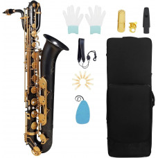 Saxofón Barítono Cuerpo De Latón Tecla E Saxofón Alto Profesional Saxofón Barítono Cuerpo De Latón Tecla E Saxofón Alto Profesional