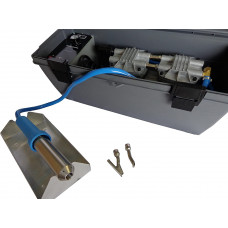 Seelye 270-2001FCP PortaWelder Kit con elemento calefactor de 500 W 120 V y funda de transporte gris, azul americano Seelye 270-2001FCP PortaWelder Kit con elemento calefactor de 500 W 120 V y funda de transporte gris, azul americano