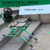 Silla de Pesca Plegable portátil Silla de Pesca Plegable portátil