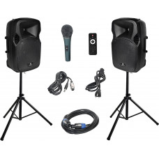 Sistema de altavoces Dj PA portátil de 12 pulgadas, 1000 W, 2 vías de alimentación Sistema de altavoces Dj PA portátil de 12 pulgadas, 1000 W, 2 vías de alimentación