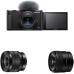 Sony Vlog Camera Fotocamera Digitale con Schermo LCD Direzionabile E Video 4K 