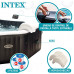 Spa hinchable octogonal con burbujas y jets 1.098 litros INTEX Spa hinchable octogonal con burbujas y jets 1.098 litros INTEX