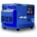 THUNDER DRS-15000 7500 Watt Generador eléctrico Diesel, Motor 4 tiempos monocilíndrico 15 CV