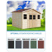 TIMBELA Cobertizo de Madera 605x300cm 18 m² TIMBELA Cobertizo de Madera 605x300cm 18 m²