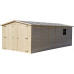 TIMBELA M102 Garaje Exterior de Madera - Garaje de Pino/Abeto, construcción de Paneles - H222 x 616 x 324 cm / 18 m2