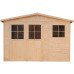 TIMBELA M334F+M334G Cobertizo de Madera para jardín- Puerta con Cerradura Suelo TRATADO - A226x324x216cm-6m2 Cobertizo de Madera Natural TIMBELA M334F+M334G Cobertizo de Madera para jardín- Puerta con Cerradura Suelo TRATADO - A226x324x216cm-6m2 Cobertizo de Madera Natural