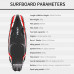 Tabla de Surf Jet con Motor de Combustible T1000 Carbono 110cc Alta Velocidad 50km h 