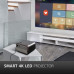 ViewSonic X10-4K Proyector SMART LED UHD portátil de corto alcance para juegos, entretenimiento familiar y doméstico con Wi-Fi Bluetooth y audio Harman Kardon - Carbón metálico ViewSonic X10-4K Proyector SMART LED UHD portátil de corto alcance para juegos, entretenimiento familiar y doméstico con Wi-Fi Bluetooth y audio Harman Kardon - Carbón metálico
