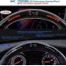 Volante LED Performance, Fibra de Carbono Cuero Napa Perforado Volante LED Performance, Fibra de Carbono Cuero Napa Perforado