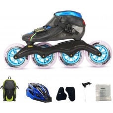 YDHNB Termoplásticos Patines de Velocidad 4 * 90/100/110 mm Rueda Patines en Línea Profesionales Fibra de Carbon Patines Rectos con Hebilla Ajustable Rodamientos Silenciosos Rueda YDHNB Termoplásticos Patines de Velocidad 4 * 90/100/110 mm Rueda Patines en Línea Profesionales Fibra de Carbon Patines Rectos con Hebilla Ajustable Rodamientos Silenciosos Rueda