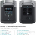  ECOFLOW Generador de corriente (EFDELTA) UPS 1260Wh, 4 1800W máx. 3.300W Generador portátil Se puede cargar con paneles solares para viajes de camping 