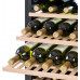  Klarstein Vinovilla Grande - Vinoteca, Nevera vinos, 425 L, 165 botellas, Control táctil, Temperatura ajustable, Soporte para copas, 13 estantes de madera, 2 zonas, Nevera para vinos, Plateado [Clase de eficiencia energética G] 