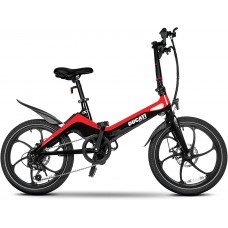 DUCATI MG20 Bicicleta eléctrica de Ciudad, Unisex Adulto, Rojo, Talla única DUCATI MG20 Bicicleta eléctrica de Ciudad, Unisex Adulto, Rojo, Talla única