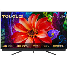  TCL 65C815 - Televisor 65 pulgadas QLED 4K UHD, Android TV, Barra de Sonido Onkyo, Micro Dimming Pro, Google Assistant, Compatible con Alexa [Clase de eficiencia energética G] 